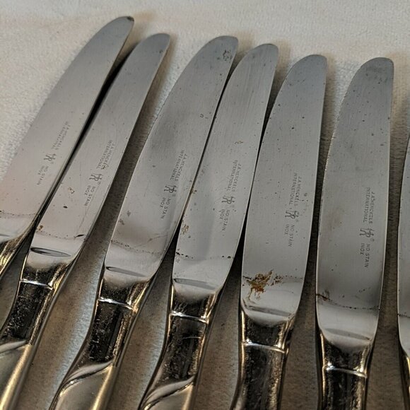 J.A. Henckels SYNERGY Stainless Steel 18/10 Flatware Lot 11 Butter Knives Fork - Picture 12 of 16